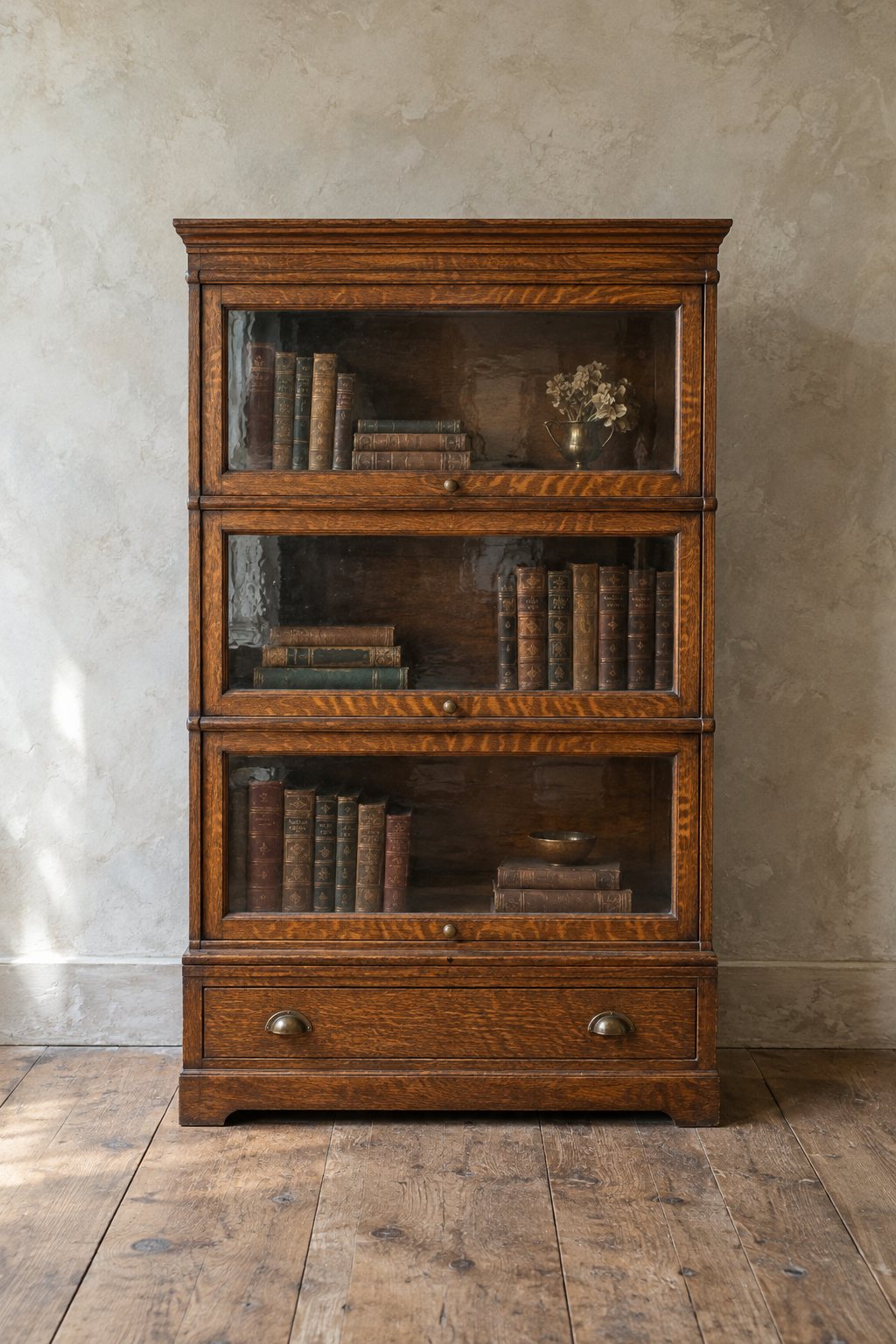 Three-Stack Barrister Bookcase