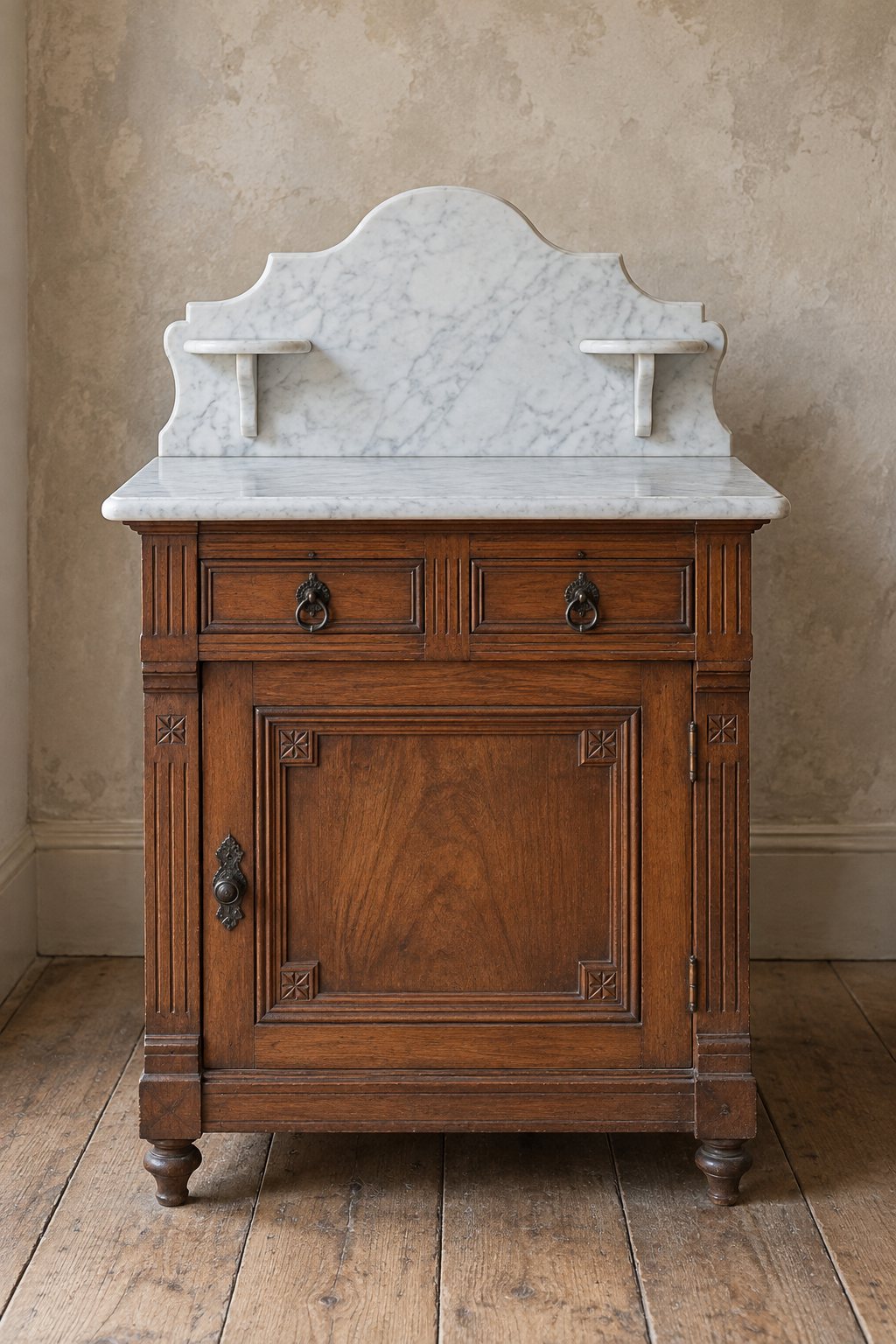 Eastlake Marble-Top Washstand